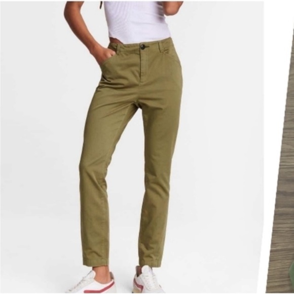 NWT rag & bone Green Moss Field High Rise
Chino Pants Size 23 (fits like 24) - Picture 3 of 16